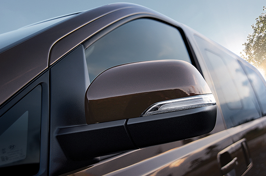 Outside mirrors with side repeaters